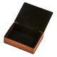 Personalized Caramel Leatherette Frame Box Image 2 of 2